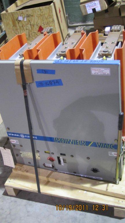 1200 Amp, GENERAL ELECTRIC, VB1-4.16-250-0, 4760 V., 1983, 48 VDC CLOSE & TRIP:1