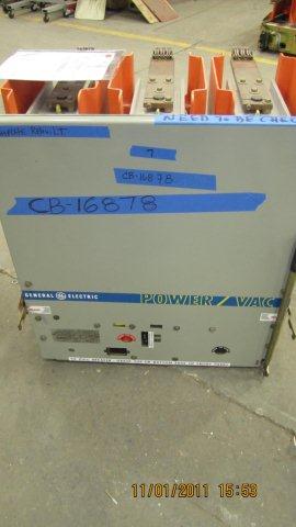 1200 Amp, GENERAL ELECTRIC, VB1-4.16-250-0, 4760 V., 1983, 48 VDC CLOSE & TRIP:1