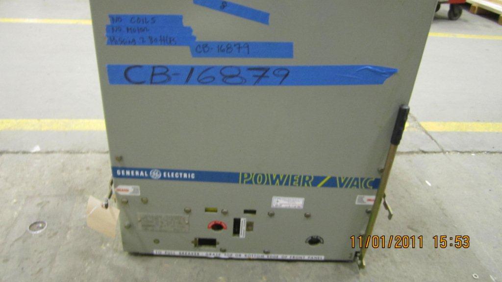 1200 Amp, GENERAL ELECTRIC, VB1-4.16-250-0, 4760 V., 1983, 48 VDC CLOSE & TRIP:1