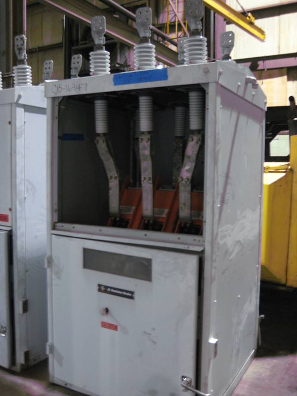 1200 Amp, GE, PVDB1 15.5-20-2, 15500 V., 1996, VACUUM SUBSTATION STYLE;