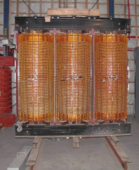 4000 KVA, Pri 12470 D, Sec 600Y/347, 1990, HAMMOND, DRY TYPE, CORE & COILS:1