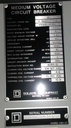 1200 Amp, SQUARE D, VR V5D6153Y000A, 15 KV, 2002, 120 VAC CL/125 VDC TRIP:1