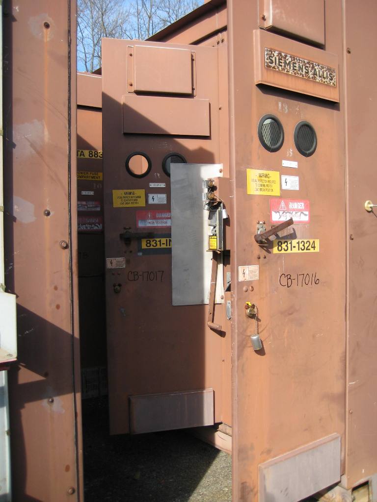 600 Amp, SIEMENS ALLIS, No. QB, 13800 V., INTERRUPTER SWITCH, FUSED, OUTDOOR:1