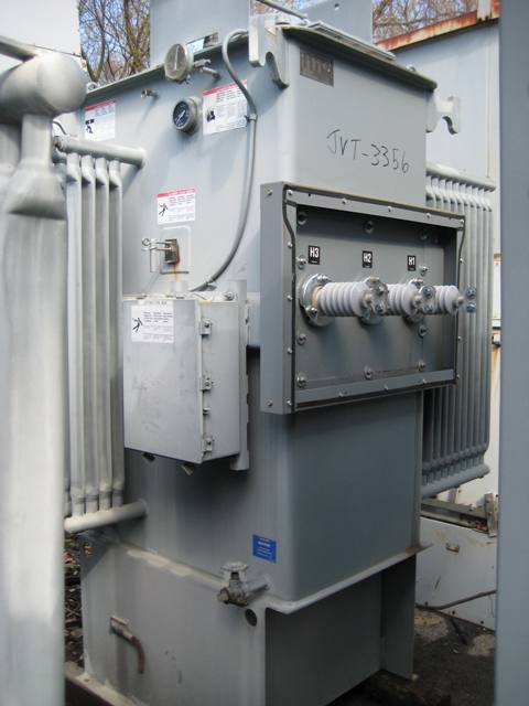 750 KVA, Pri 4160 D, Sec 480Y/277, UNUSED 2005, SQUARE D, SUBSTATION, BIOTEMP