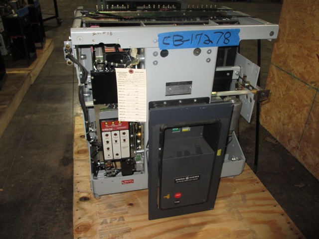 3200 Amp, GENERAL ELECTRIC, AKR-6D-75, 480 V., 120 VAC, MICRO-VERSA TRIP LSIG:1