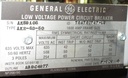 1600 Amp, GENERAL ELECTRIC, AKR-6D-50, 480 V., 120 VAC, MICRO-VERSA TRIP LSIG:1