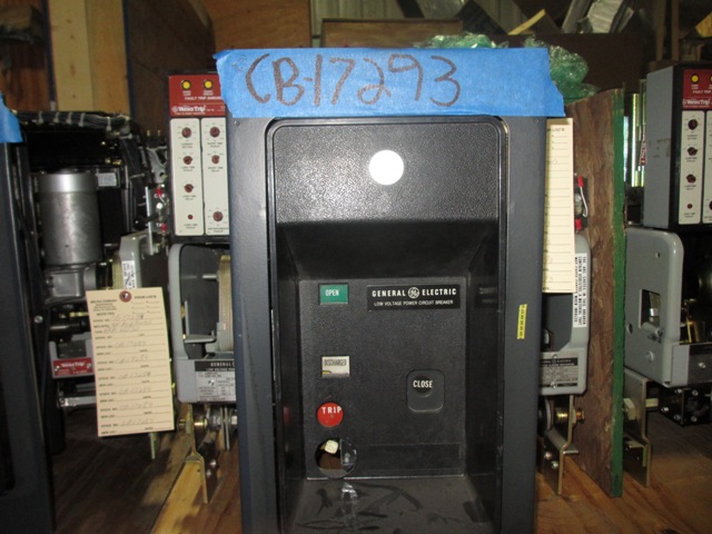 1600 Amp, GENERAL ELECTRIC, AKR-6D-50, 480 V., 120 VAC, MICRO-VERSA TRIP LSIG:1