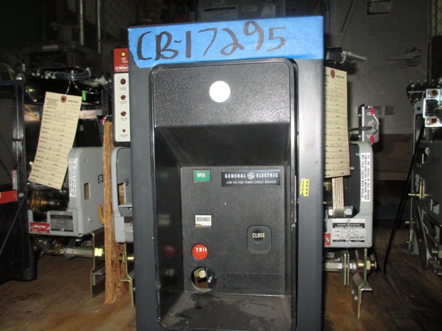 1600 Amp, GENERAL ELECTRIC, AKR-6D-50, 480 V., 120 VAC, MICRO-VERSA TRIP LSIG:1