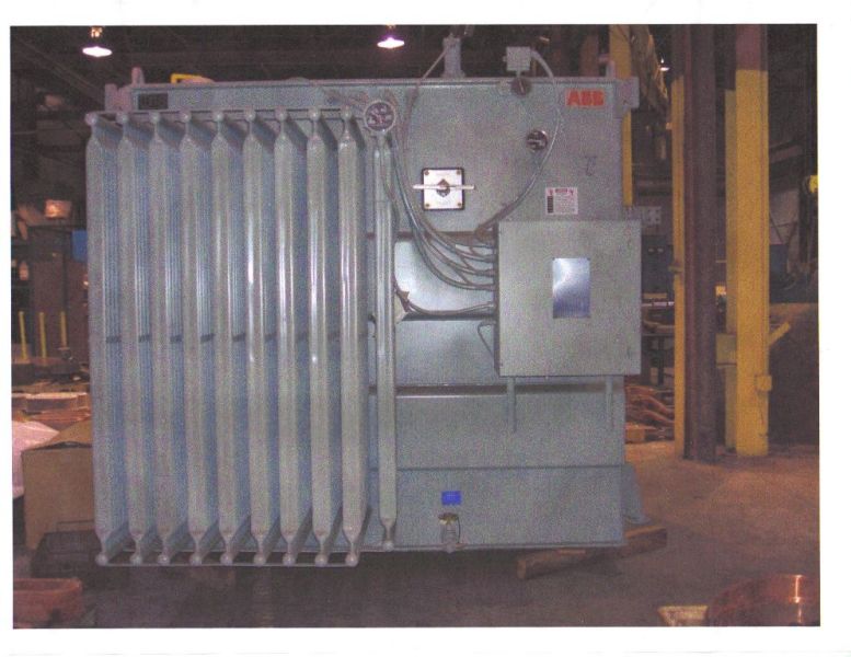 6000/8400 KVA, Pri 11000Y/6351, Sec 4160 D, 2006, ABB, BIOTEMP, SUBSTATION:1