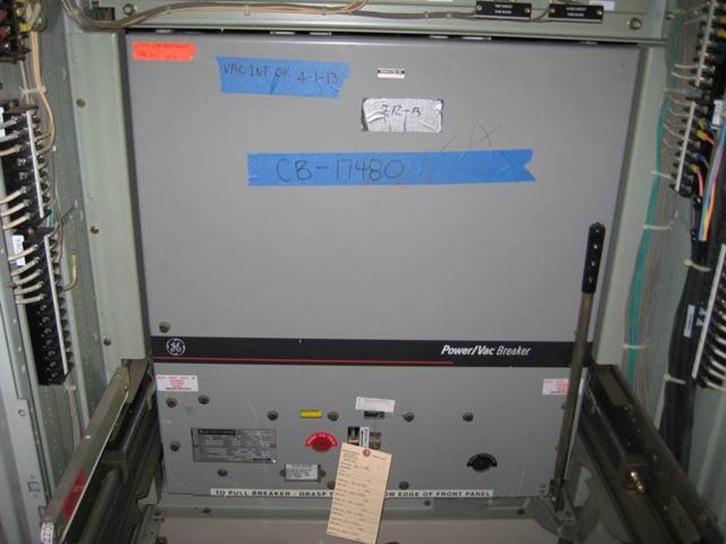 1200 Amp, GE, VB1-4.16-350-3, 4160 V., 2005, ML-18 MECH, 125VDC CL,CH,& TR, 41KA