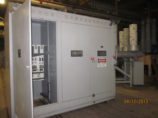 1800 KVAR, SHALLBETTER, 13200/7620 V, 9 X 200 KVAR CANS, INDOOR, 3 PHASE, FUSED