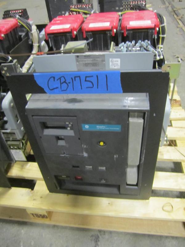 1600 Amp, GENERAL ELECTRIC, WPF-16, 480 V., E/O, D/O, 48 VDC, BELL ALARM, LSIG