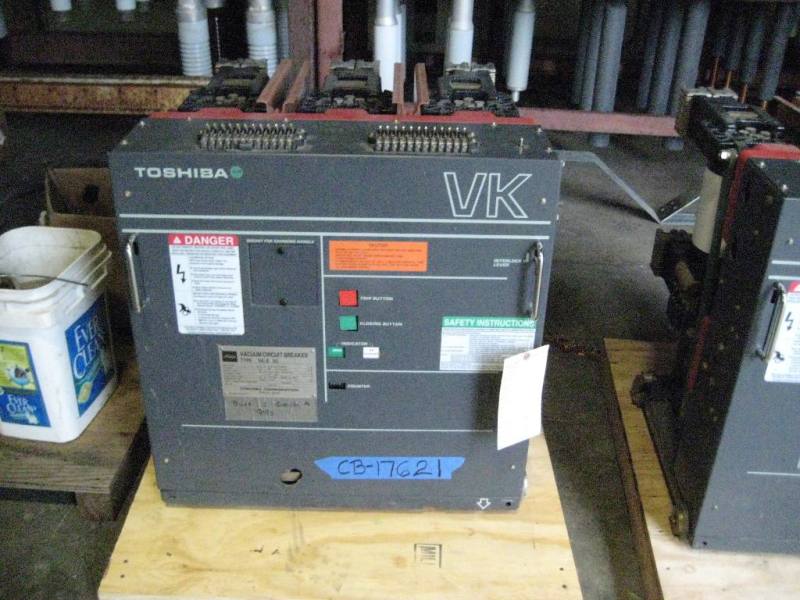 3000 Amp, TOSHIBA, VK-6Q50, 4760 V., 1988, 125 VDC CLOSE & TRIP, DRAW-OUT:1