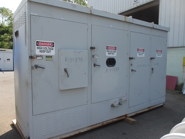 3600 KVAR SHALLBETTER CAPACITOR BANK, 24 X 150 KVAR CANS, 4160/2400 VOLT, OUTDOOR, FUSED