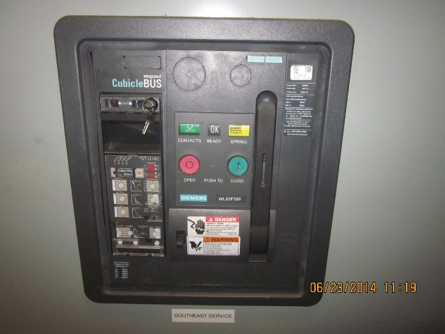 2000 Amp, SIEMENS, WLS2F320, 480 V., MO/SM, LSIG, 65KA, UL Listed