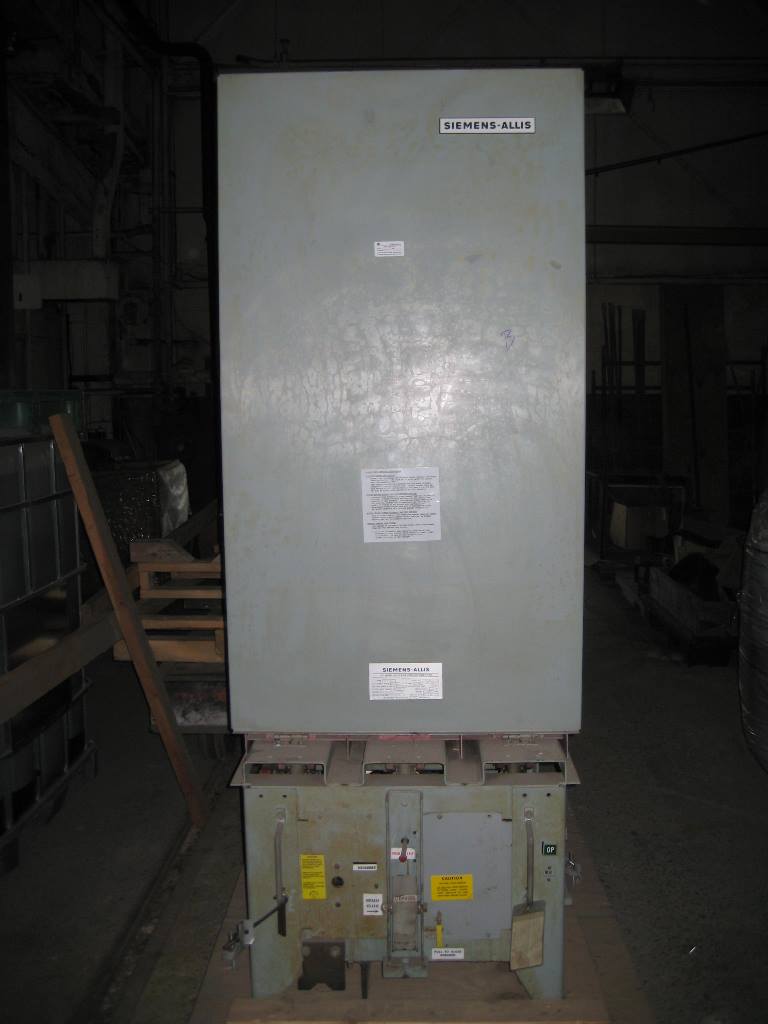 3000 Amp, SIEMENS, FA-350B, 4160 V., 1979, 41 KA EO/DO, 125 VDC CL/TR/MOT