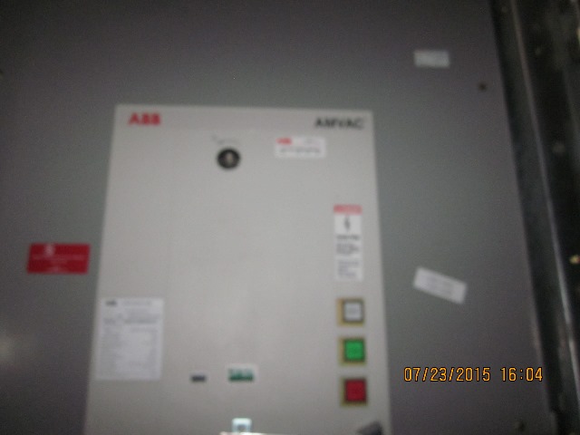 1200 Amp, ABB, AMVAC, 4160 V., 2009, ELECTRICALLY OPERATED, UNUSED:1