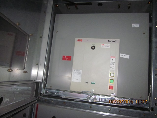 1200 Amp, ABB, AMVAC, 4160 V., 2009, 125 VDC CLOSE & TRIP, UNUSED:1