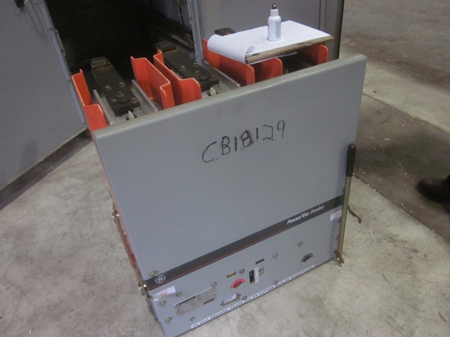 1200 Amp, GENERAL ELECTRIC, VB1-4.16-350-3, 4160 V., 1998, 125 VDC, ML-18 MECH:1