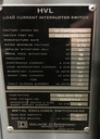 600 Amp, SQUARE D, No. HVL, 4760 V., 1995, INDOOR, FUSED:1