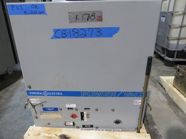 1200 Amp, GENRAL ELECTRIC, VB1-13.8-1000-1, 15 KV, ELECTRIC, 125VDC C&T: