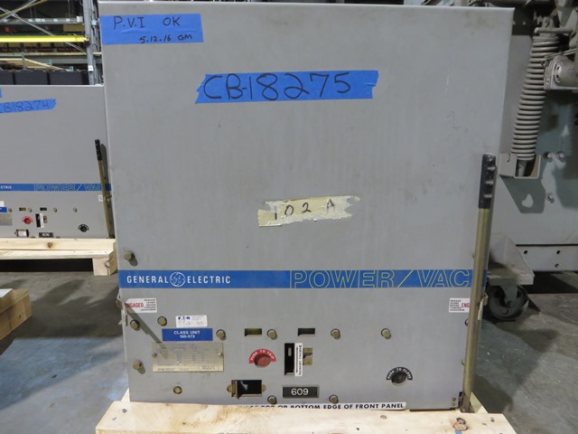 1200 Amp, GENRAL ELECTRIC, VB1-13.8-1000-1, 15 KV, ELECTRIC, 125VDC C&T: