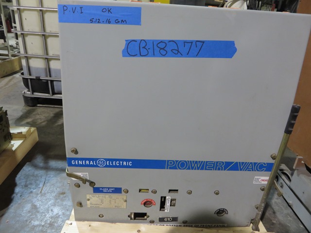 1200 Amp, GENRAL ELECTRIC, VB1-13.8-1000-2, 15 KV, ELECTRIC, 125VDC C&T: