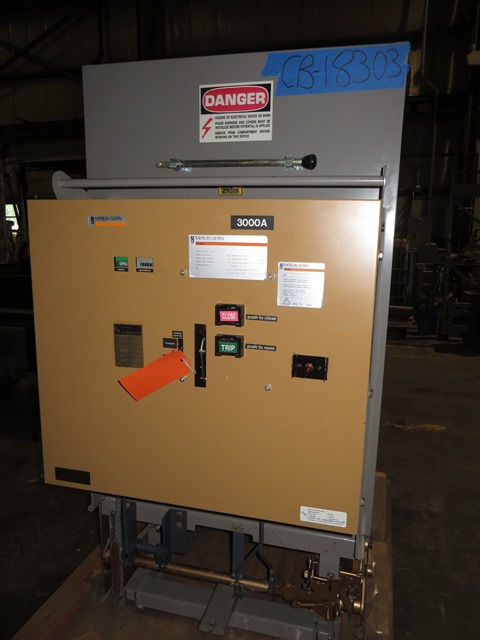 3000 Amp, GE MERLIN GERIN ESI, 5HKV-350, 4160V, FG-2 (FLUARC) OP MECH;