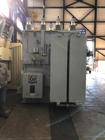 7500/10500 KVA, Pri 12000 D, Sec 4360Y/2517, VIRGINIA, COPPER