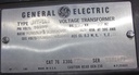 GE POTENTIAL TRANSFORMER, 20786/120 V, Sec. 207.86/120 V, 96.22/166.67 RATIO:3