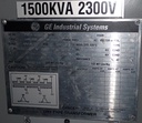 1500/2000 KVA, Pri 4160 D, Sec 2300 D, GE, ALUMINUM, INDOOR