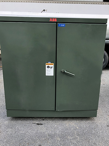 1000 KVA, Pri 13800Y/7970, Sec 480 D, ABB, DEAD FRONT/RADIAL FEED