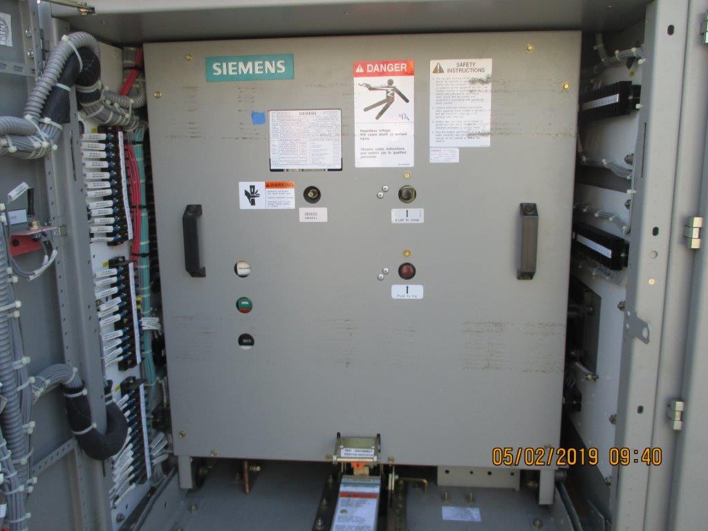 1200 Amp, SIEMENS, 05-GMSG-0063-1200-164, 4760 V., 2010, 125 VDC CL/TR/MOT