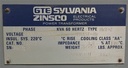 400 KVA, Pri 2400 D, Sec 480Y/277, 1974, GTE SYLVANIA, DRY TYPE