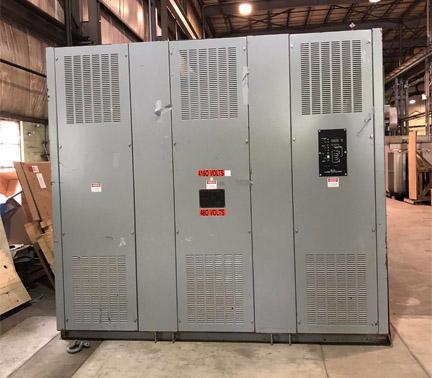2000 KVA, Pri 4160 D, Sec 480Y/277, 1993, WESTINGHOUSE, INDOOR, ALUMINUM:1