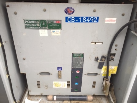 1200 Amp, POWELL, 15PV0500-31, 15 KV, 1997, 125 VDC CLOSE, 240 VDC TRIP, PVS-3:1