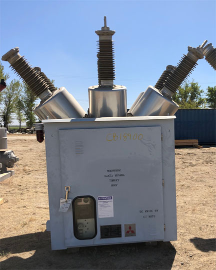 2000 Amp, MITSUBISHI, No. 70-SFMT-40E, 72500 V., 2004, 125 VDC, BM-1 MECH.:1