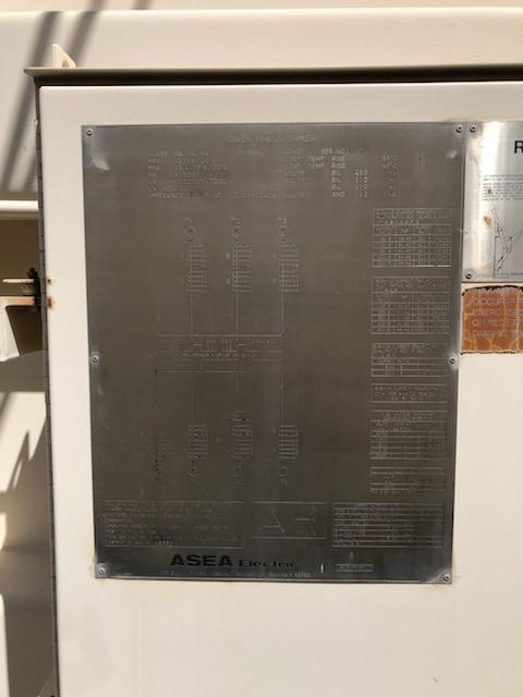 12000 KVA, Pri 115000 D, Sec 12470Y/7200, ASEA: 1