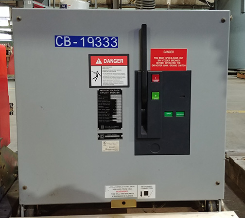 1200 Amp, SQUARE D, VR 75D3153N000 A, 4760 V, 2001, 120 VAC CLOSE, 125 VDC TRIP