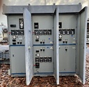 15 KV, 1200 AMP, NEMA 3R GENERAL ELECTRIC POWER VAC SWITCHGEAR LINE-UP