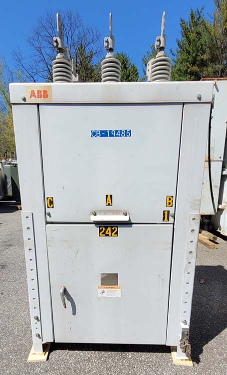 1200 Amp, ABB, No. RMAG, 15 KV, 20 KA, 125 VDC CLOSE & TRIP