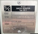 600 Amp, S & C, No. MS-2, 15500 V, OUTDOOR INTERRUPT SWITCH