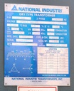 2000/3000 KVA, Pri 13750D, Sec 480Y/277 NATIONAL INDUSTRIES DRY TYPE TRANSFORMER, N3R