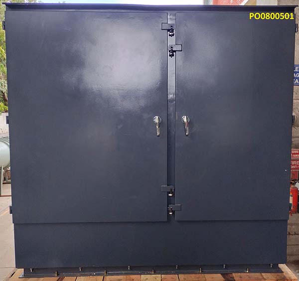 1250 KVA, Pri 34500 D, Sec 415 Y, DF/LF EATON COOPER PADMOUNT TRANSFORMER