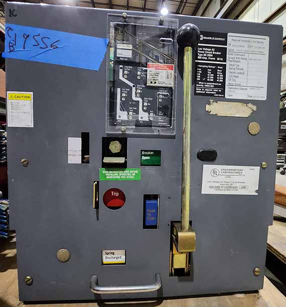 800 Amp, SQUARE D, DS 206H, 480 V., AC POWER CIRCUIT BREAKER