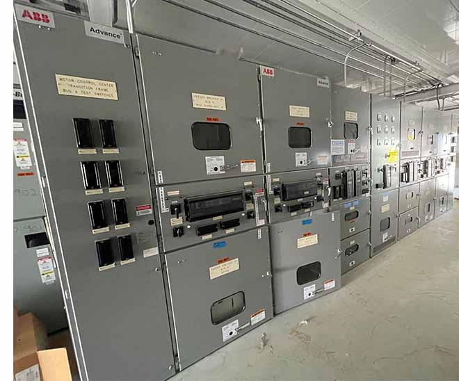 3000 Amp, ABB, ADVAC, 4760 V., MTM SWITCHGEAR LINE-UP