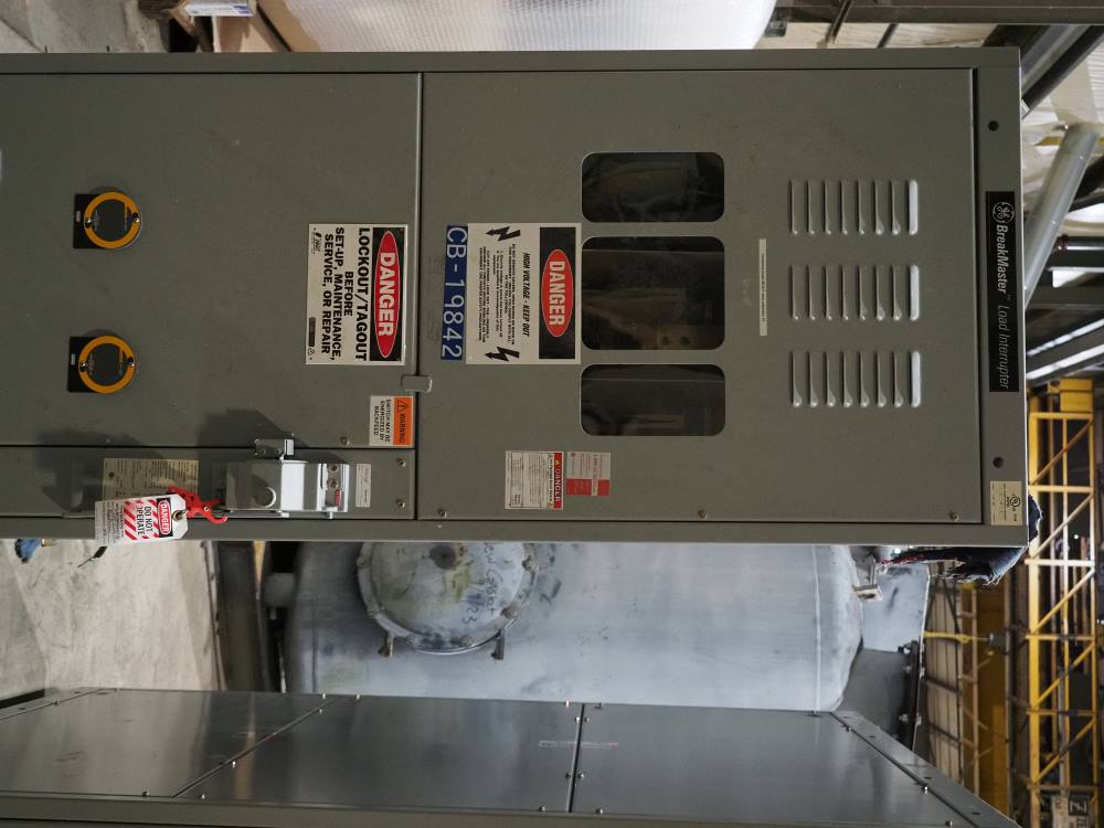 600 Amp, GENERAL ELECTRIC, No. BREAKMASTER, 15000 V., 2012, Indoor, Non-fused