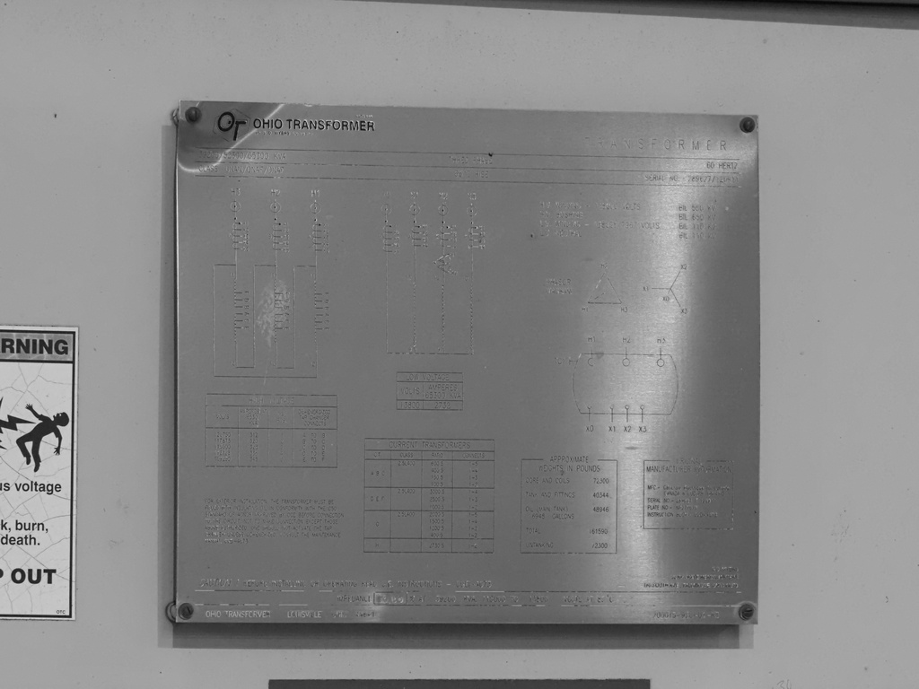 39200/52300/65300KVA, Ohio Transformer, 115000V, Delta, 13800V, Wye