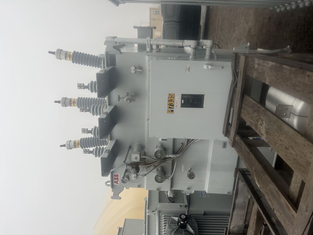 5000 KVA, 68800D- 13090Y/7550 ABB Substation Transformer, Mineral Oil