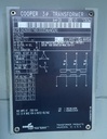 1500 KVA 12470 Delta 480Y/277, Cooper Pad-Mount Transformer, DF/RF, R-TEMP